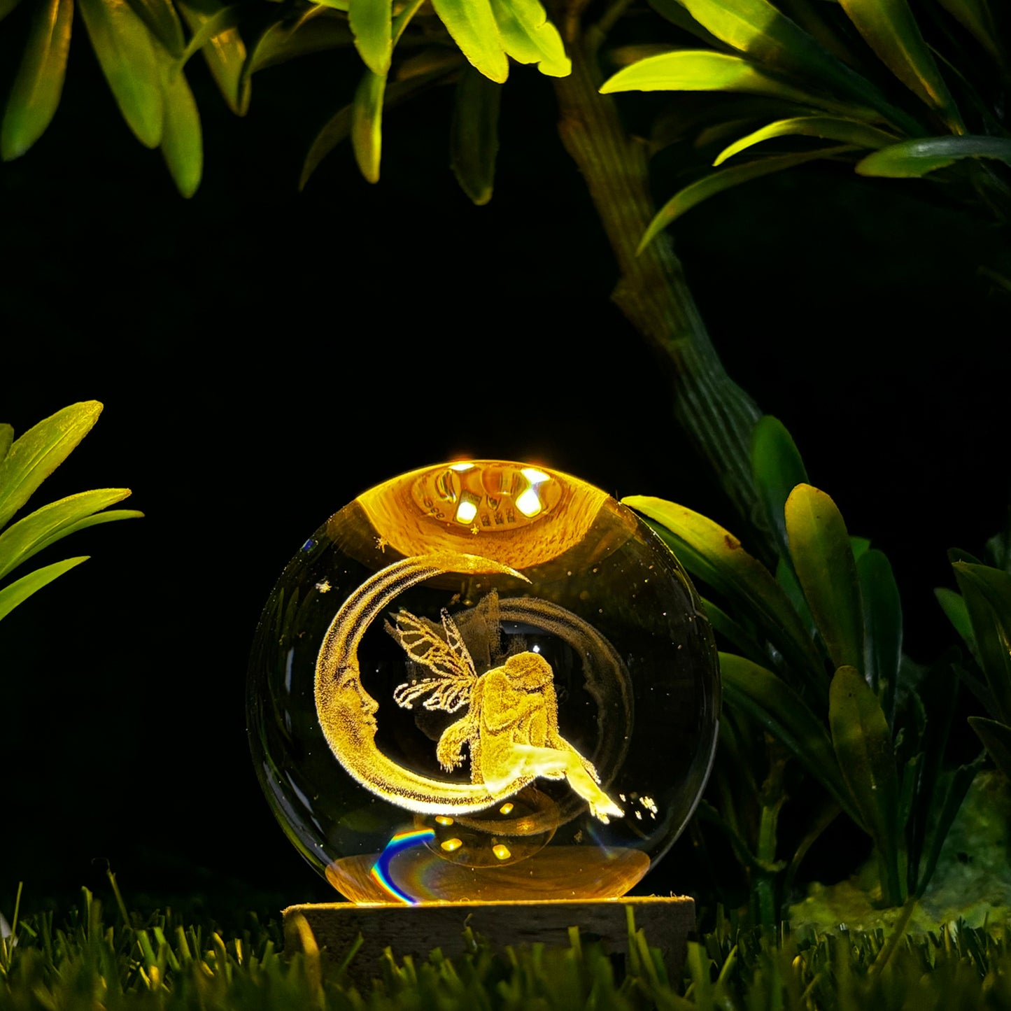 3D Fairy Tails Crystal Ball Lamp For Home / Office / Bedroom Decoration Night Lamp