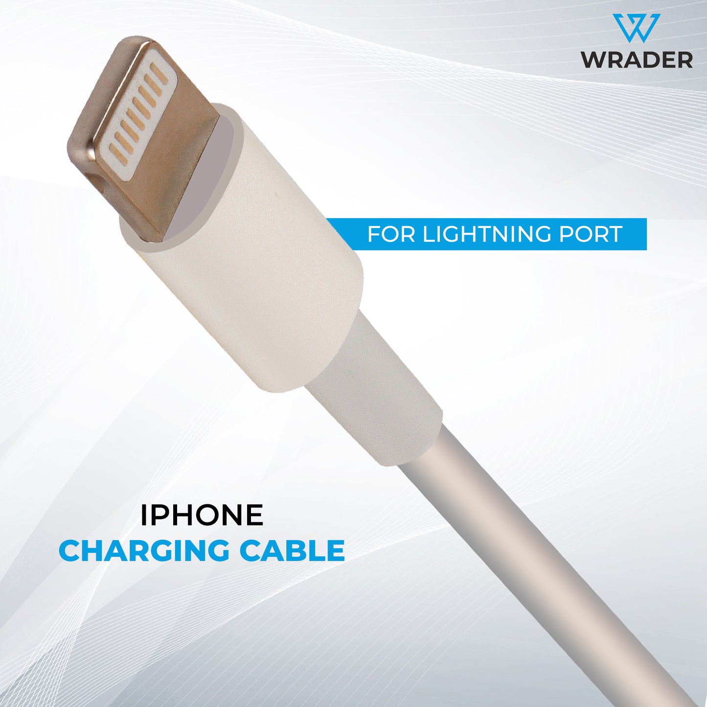 WRADER Lightning Cable 1 m iphone Fast Charging Lightning Port Cable for IPads, IPod, IPhone