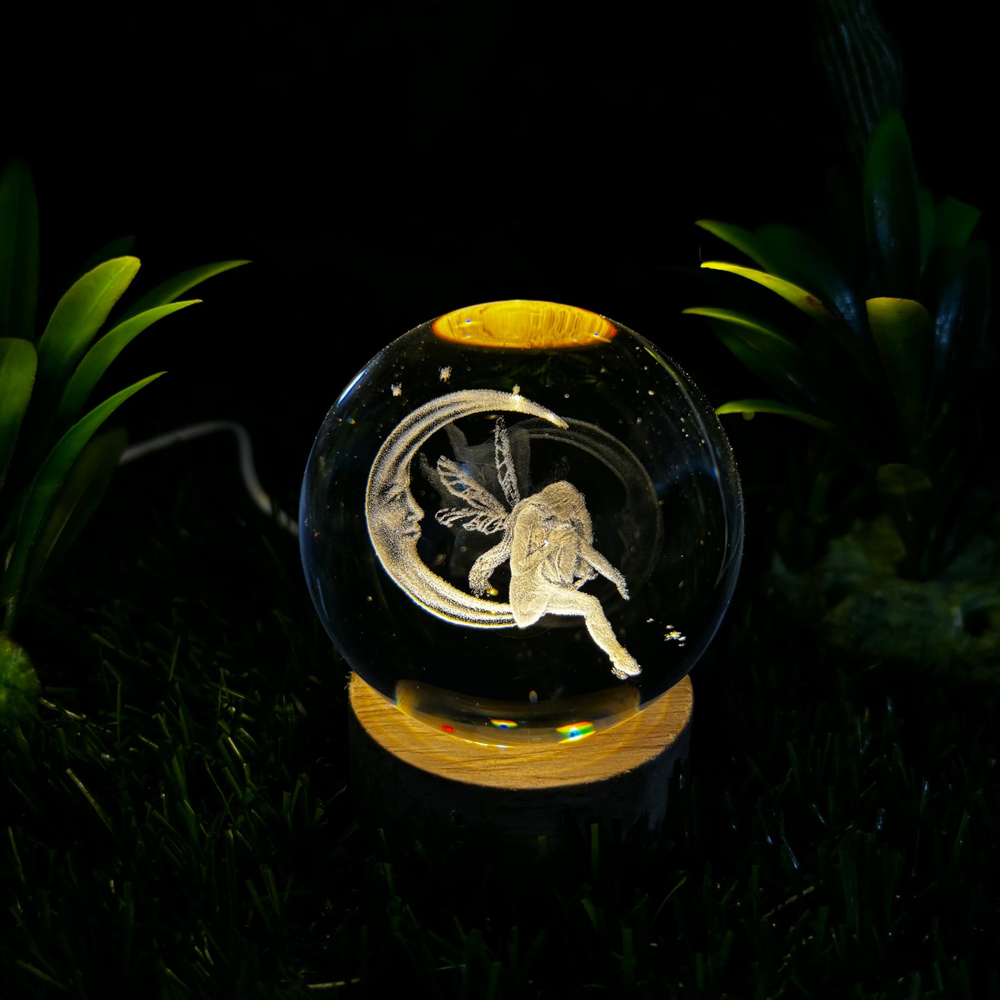 3D Fairy Tails Crystal Ball Lamp For Home / Office / Bedroom Decoration Night Lamp
