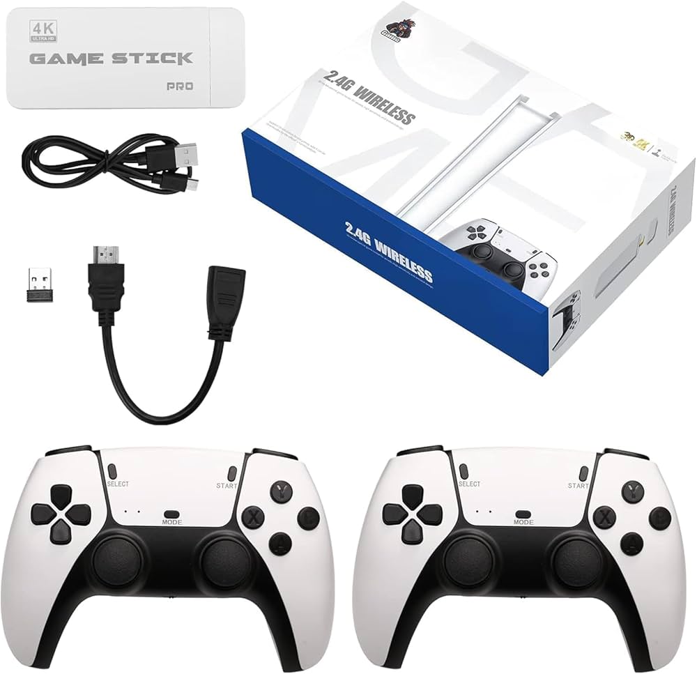 M15 Wireless Game Console – Plug & Play HDMI Retro Gaming Stick with Built-in Classic Games