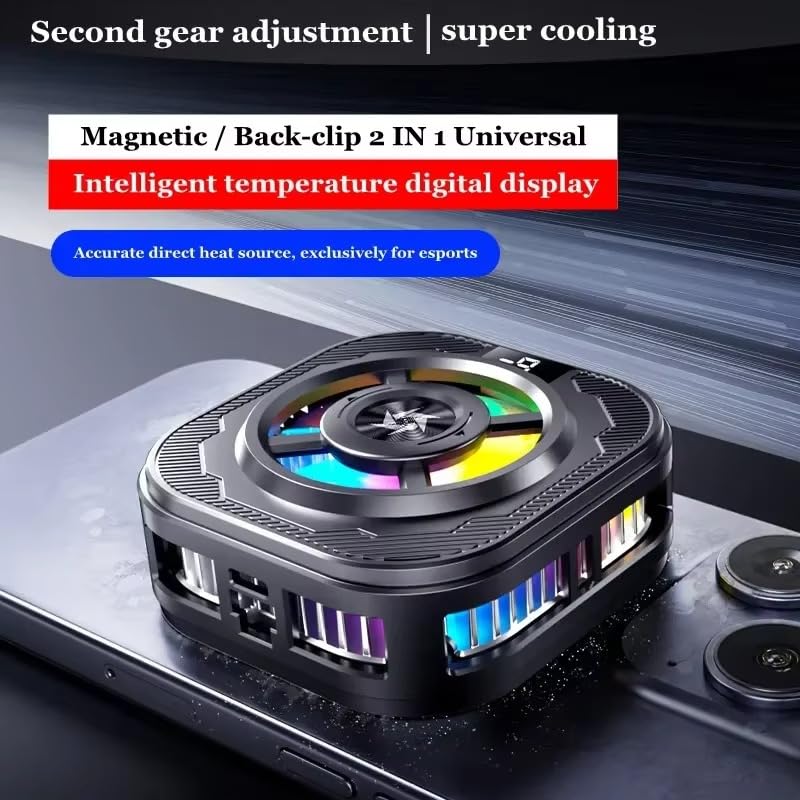 SL39 High-Performance Phone Cooling Fan – Ultra-Quiet, Compact Powerful Mobile Radiator