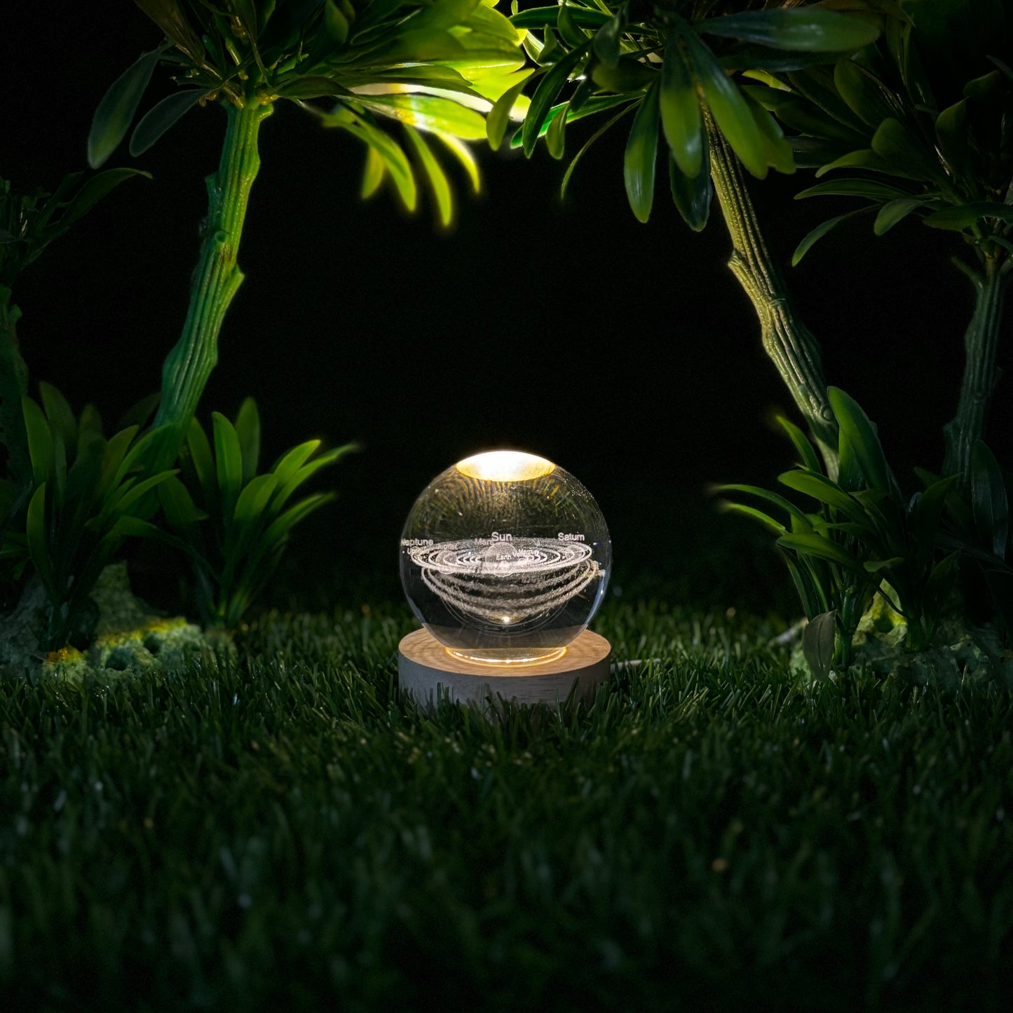 3D Galaxy Crystal Ball Lamp For Home / Office / Bedroom Decoration Night Lamp