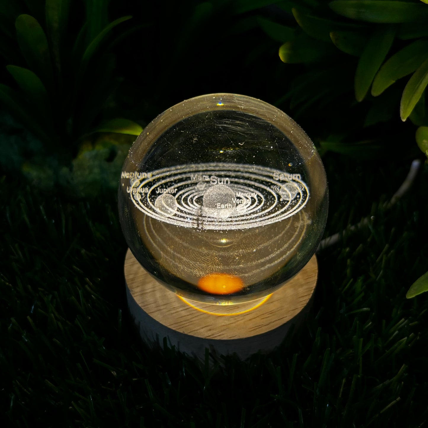3D Galaxy Crystal Ball Lamp For Home / Office / Bedroom Decoration Night Lamp