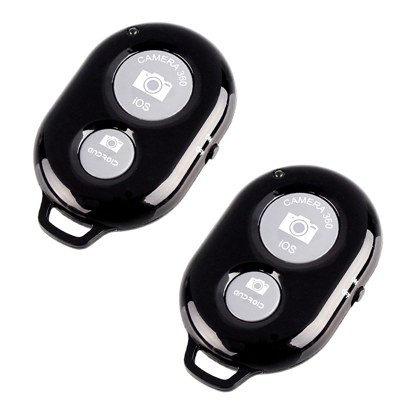 WRADER Wireless Bluetooth Remote Shutter Button for Photos and Selfie for Android & iOS Phone Camera Remote Control (Black)