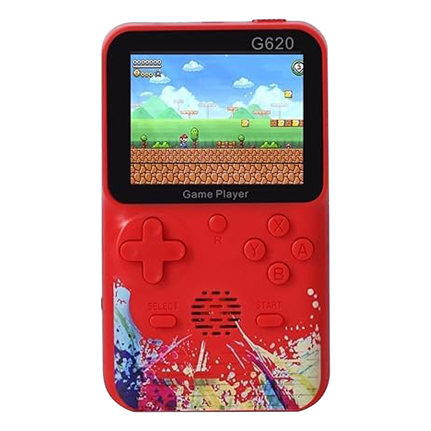 WRADER 500 IN 1 G620 Hand Classic Video Game with AV Cable for TV Support Handheld Gaming Console For Kids & Adults