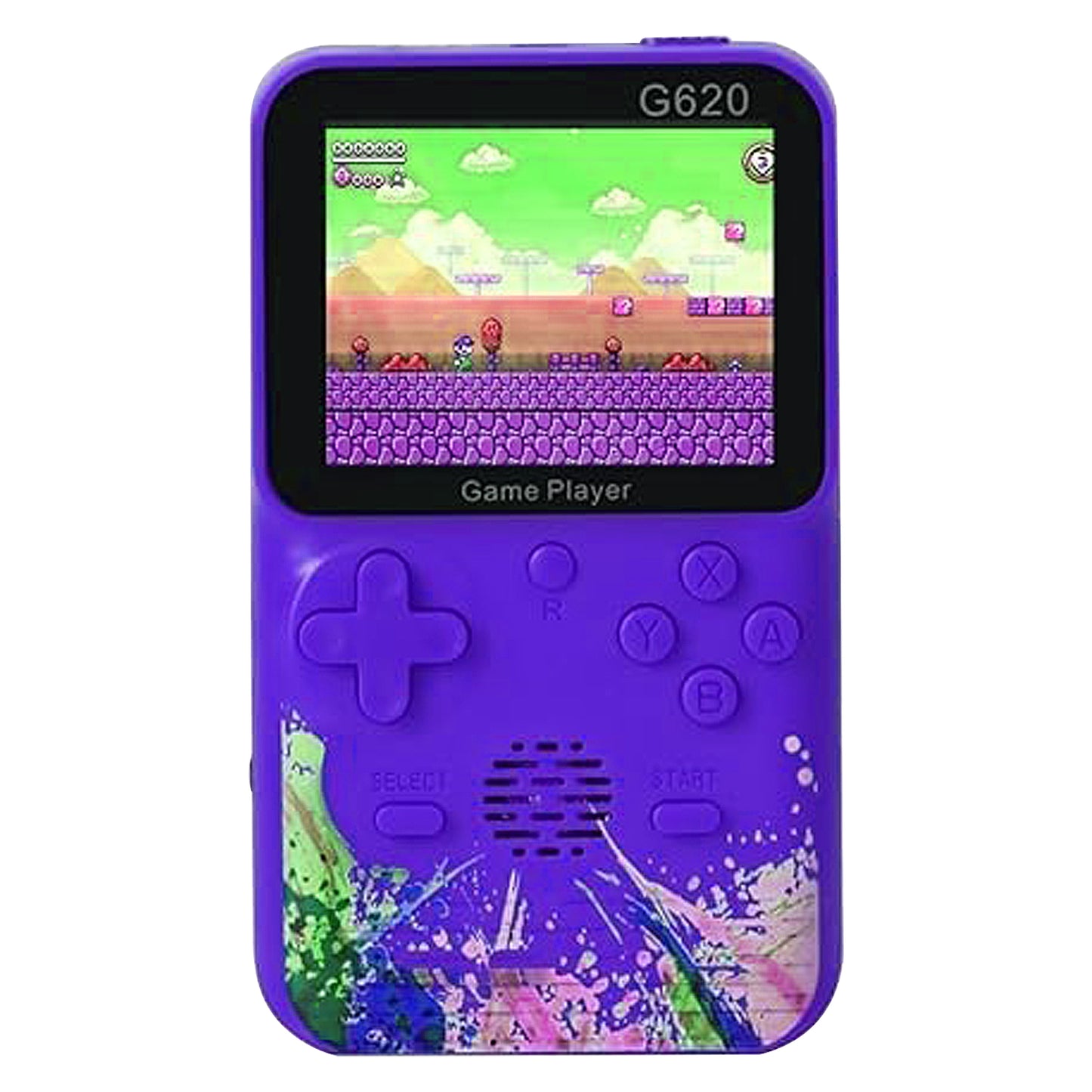 WRADER 500 IN 1 G620 Hand Classic Video Game with AV Cable for TV Support Handheld Gaming Console For Kids & Adults
