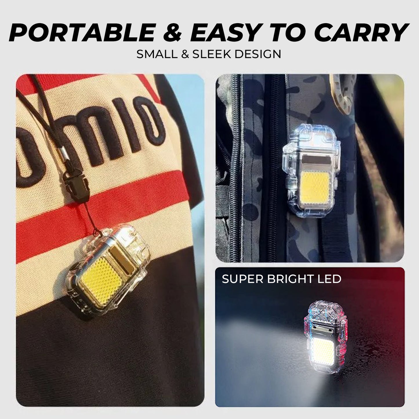 WRADER Dual Arc Plasma Lighter USB rechargeable Waterproof Transparent Shell
