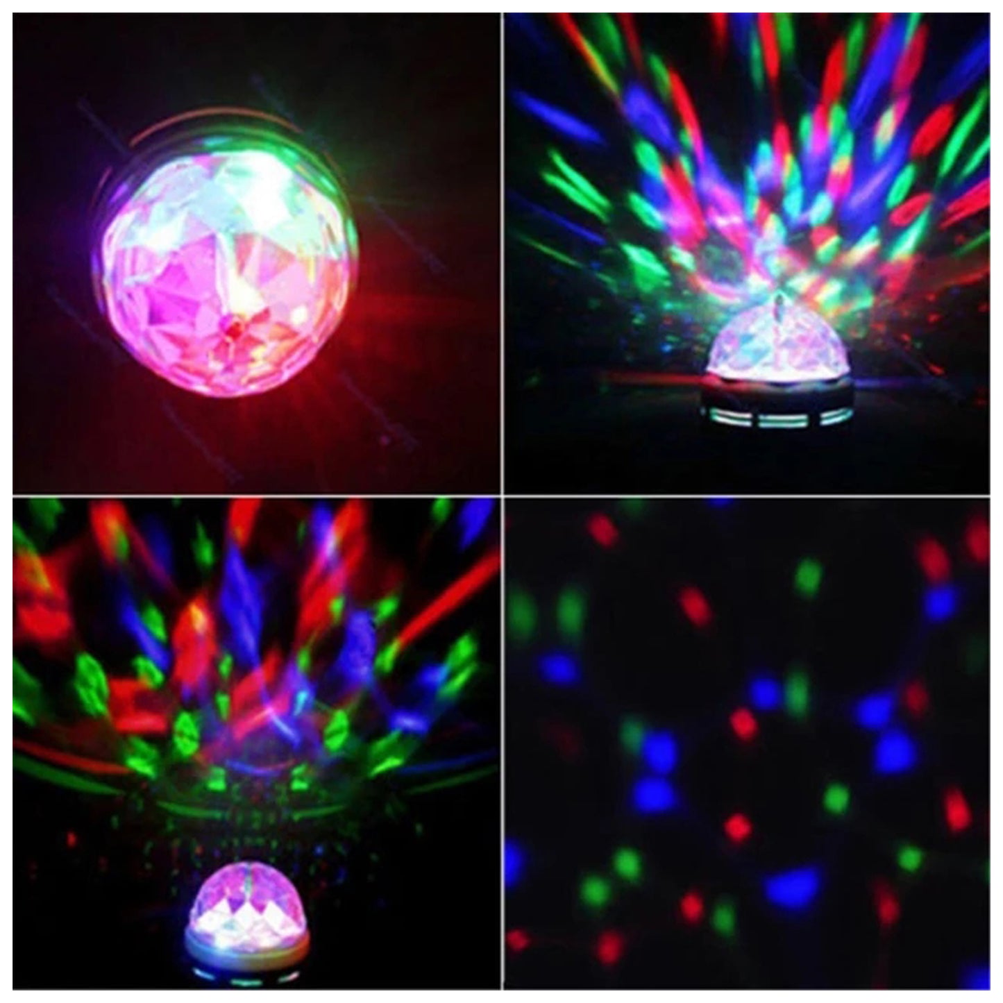 WRADER UPGRADED_VERSION RGB Multicolor Disco Bulb Rotating Bulb Dj Bulb Party Bulb Ceiling Lamp