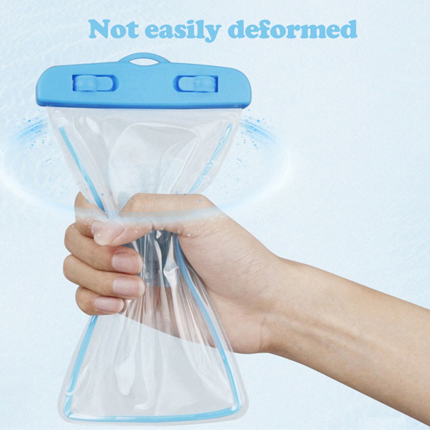 WRADER Pouch for Rain Mobile Touch Sensitive Waterproof Mobile Pouch with Strap, Size upto 6.5 Inches Mobiles