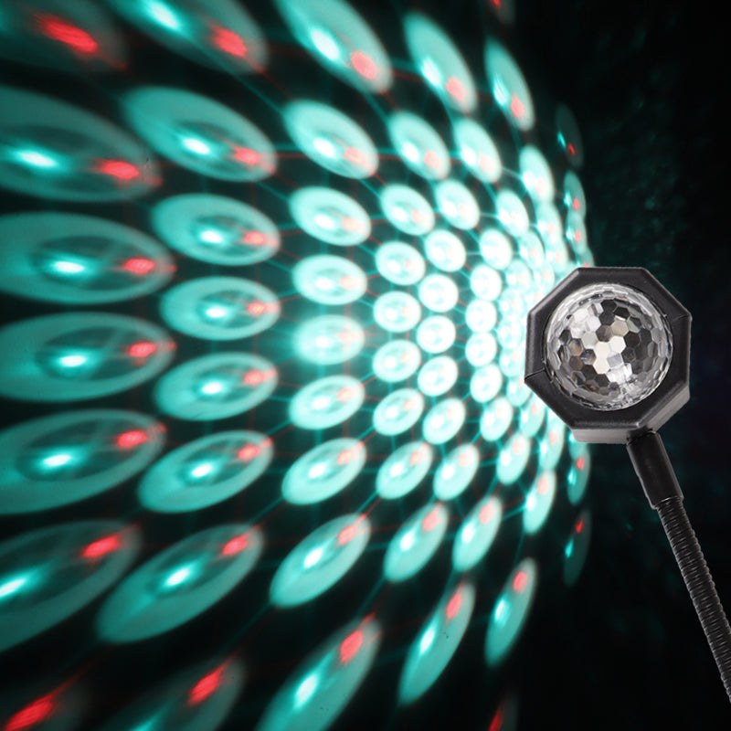 WRADER USB Disco Projection Light with 7 Color + 9 Functional Mode