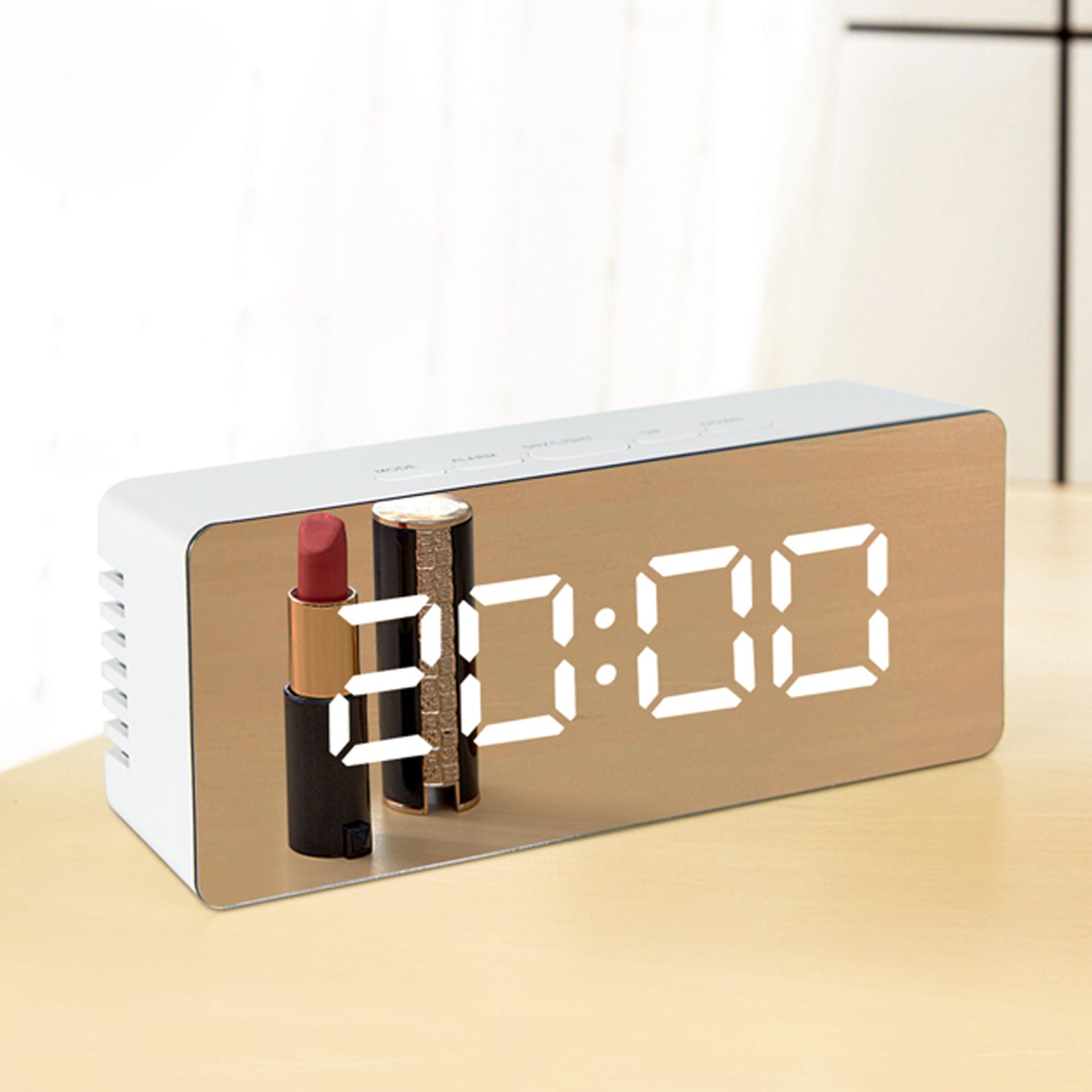 WRADER LED Digital Alarm Clock