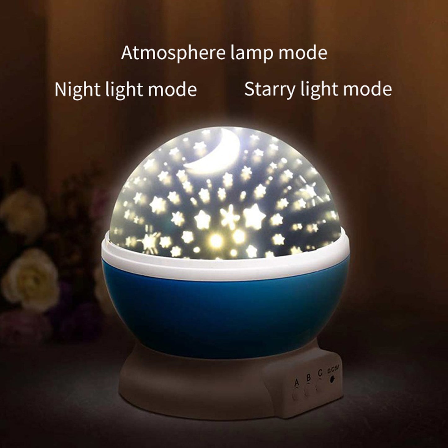WRADER Star Night Light for Kids LED Star Projection Light with Color Changing Modes Single Disco Ball