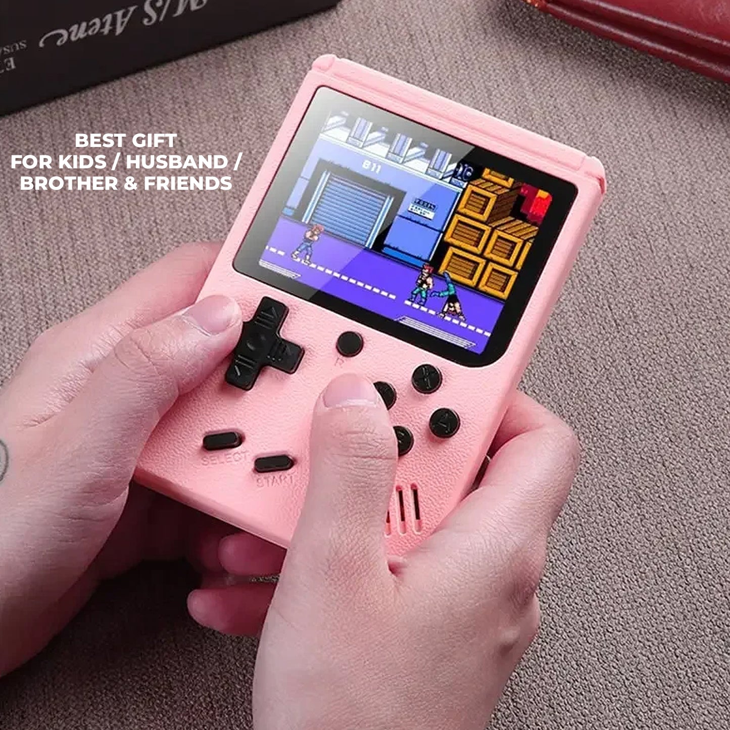 SUP Game Console Retro View Gaming, TV Support Handheld with 400 Classic Game like Contra Series, Super Mario Series etc