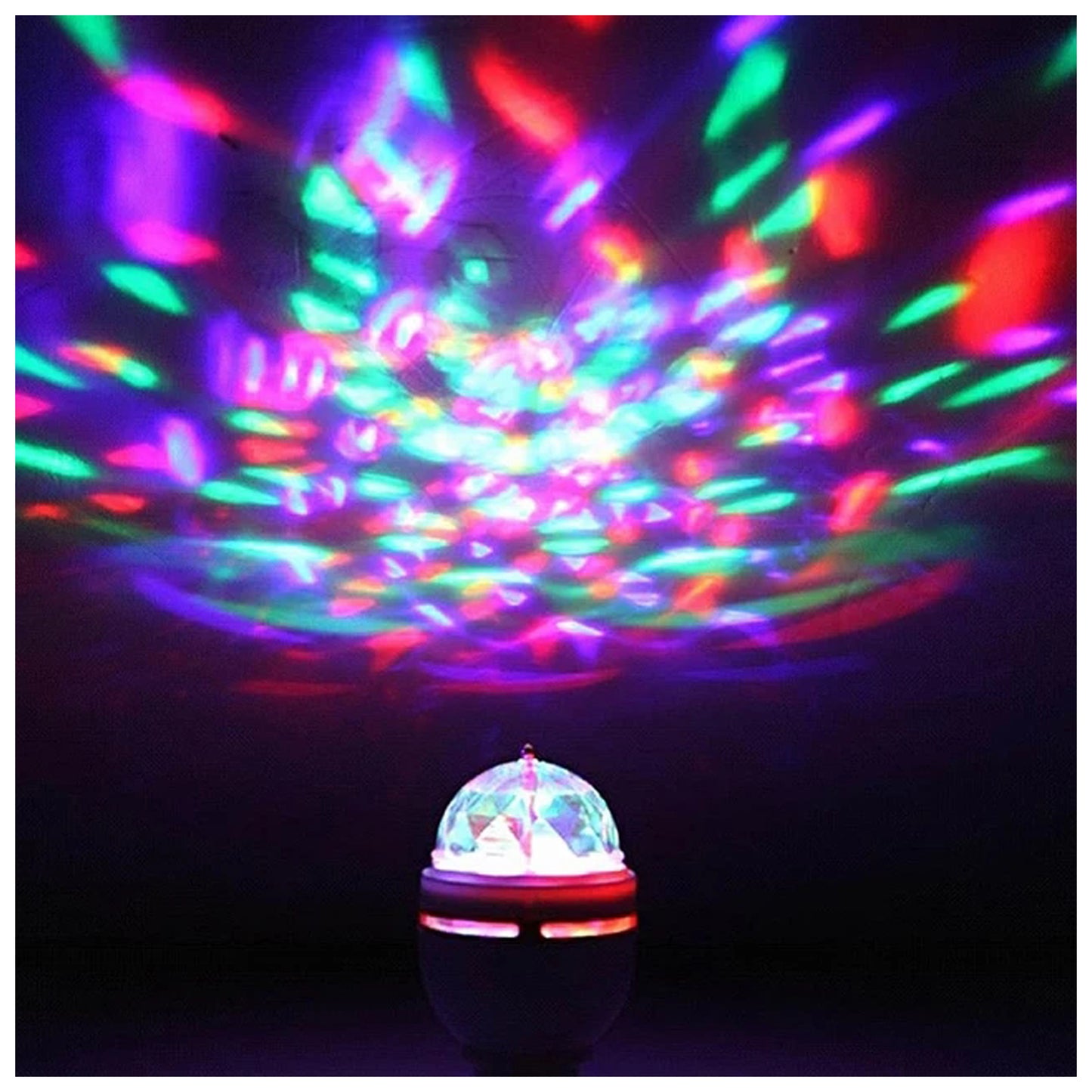 WRADER UPGRADED_VERSION RGB Multicolor Disco Bulb Rotating Bulb Dj Bulb Party Bulb Ceiling Lamp