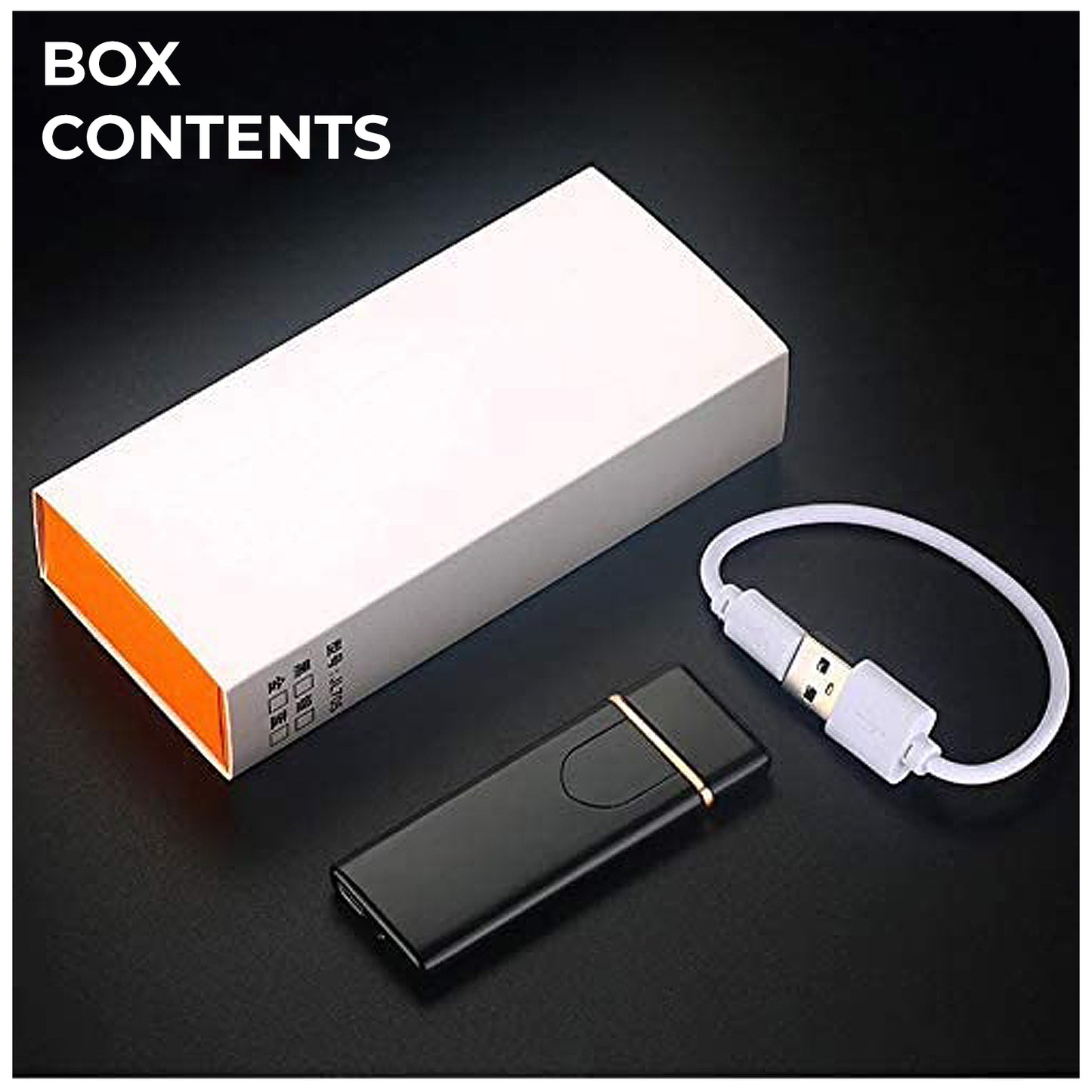 WRADER UPGRADED Version Ultra Thin Flameless Electronic Lighter Rechargeable Lighter with Touch Sensor On/Off Button Lighter for Cigar and Cigarette