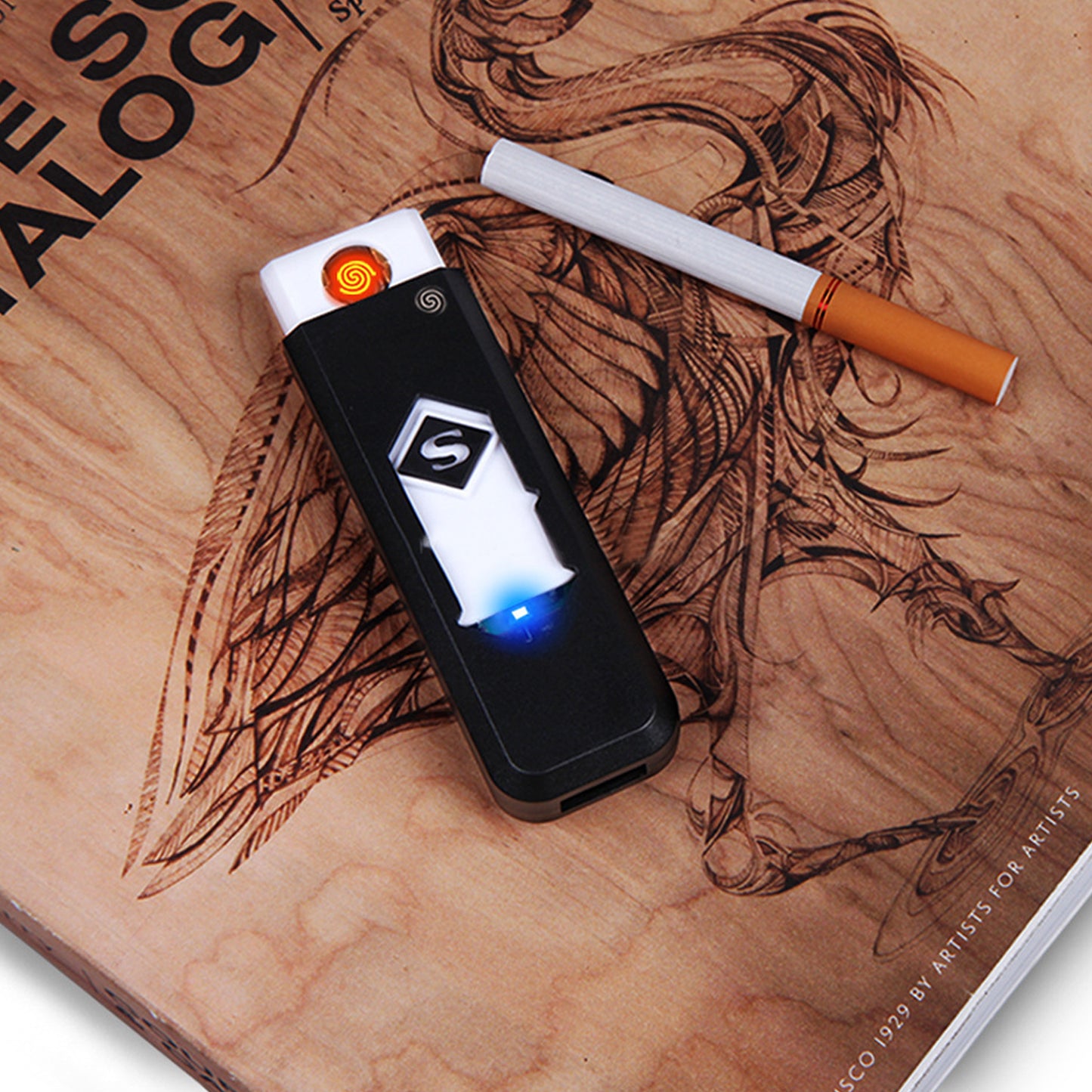 WRADER VERSION 2.0 LIGHTER Cigarette Lighter Wind Proof Lighter Portable Rechargeable Mini Lighter Electric Slim Cigarette USB Lighter