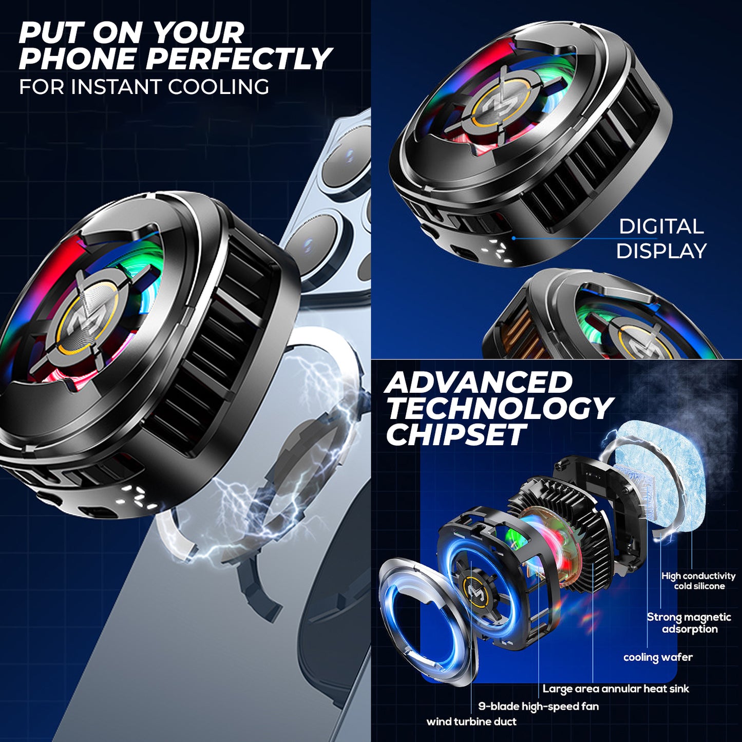 CX06 High-Performance Cooling Fan – Ultra Quiet, Energy-Efficient, and Durable