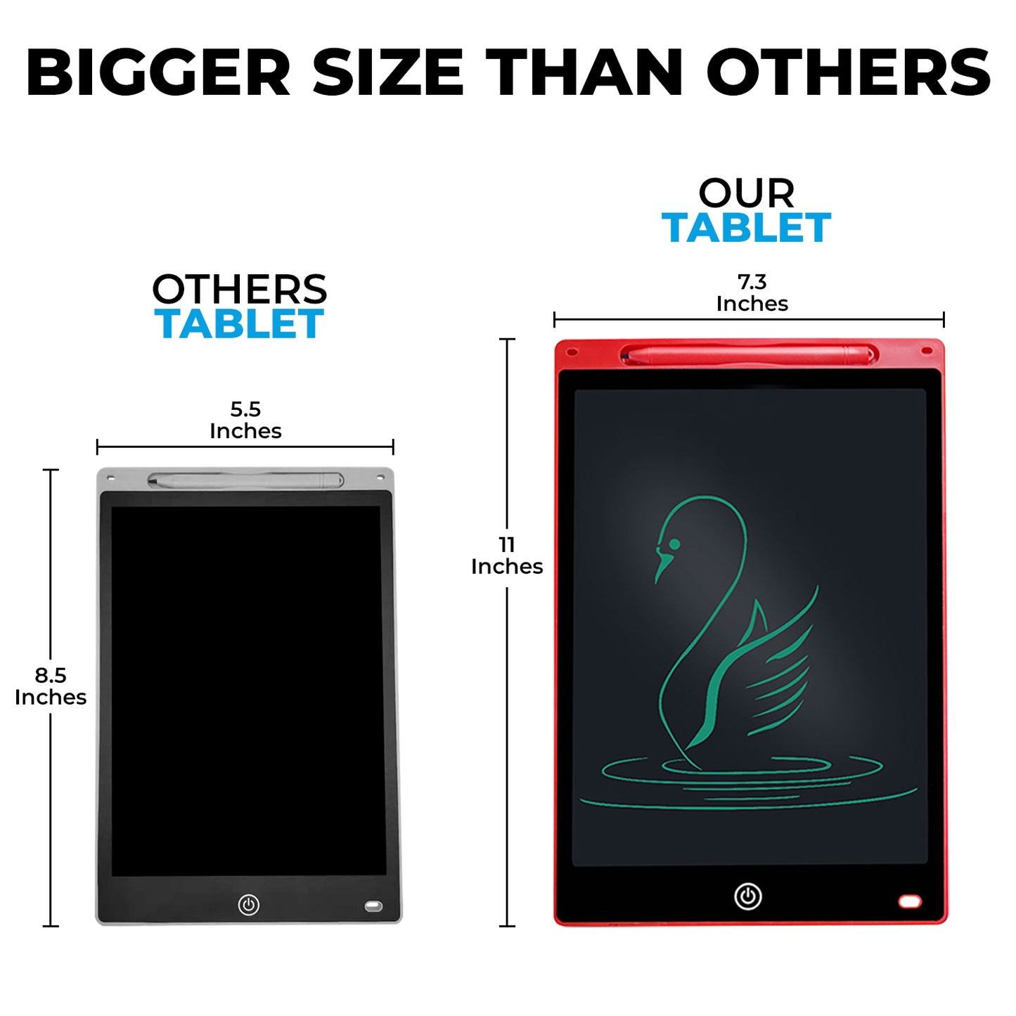 WRADER LCD Writing Tablet 12 Inch with Pen for Kids Writing Board