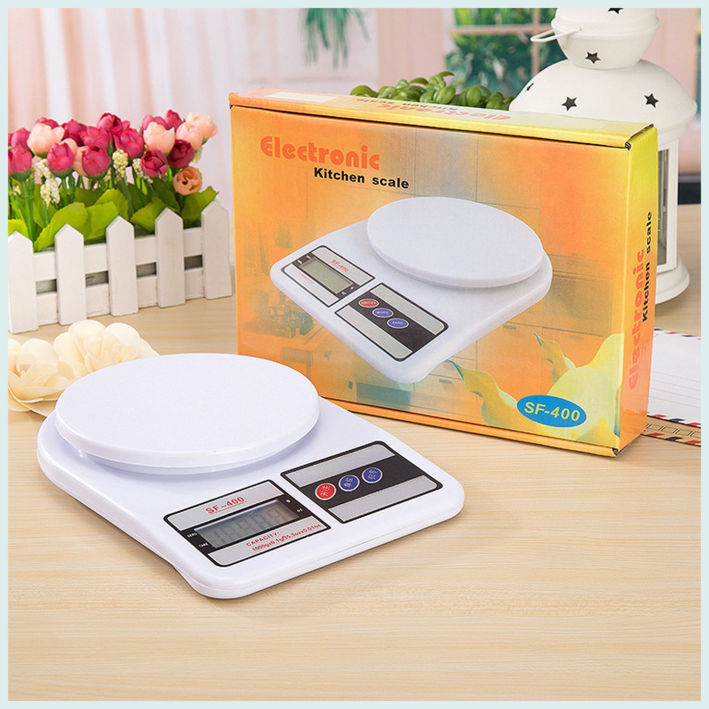 WRADER Latest Version SF400 Weighing Machine for Food Small Meals Kitchen (upto 10 Kg) Weighing Scale