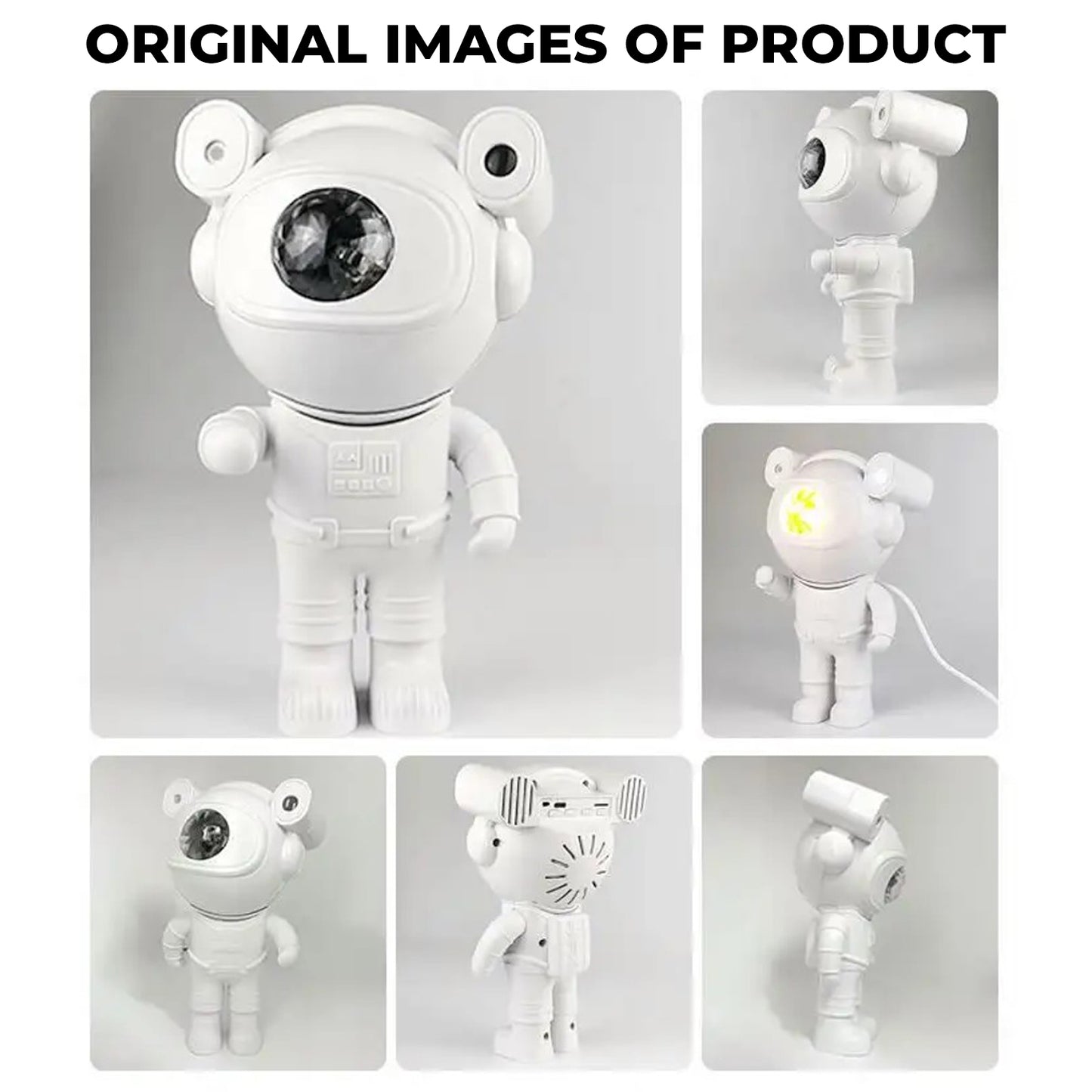 WRADER Galaxy Star Lamp with Speaker Nebula Astronaut Lamp for Kids Starry Moon Light Night Lamp