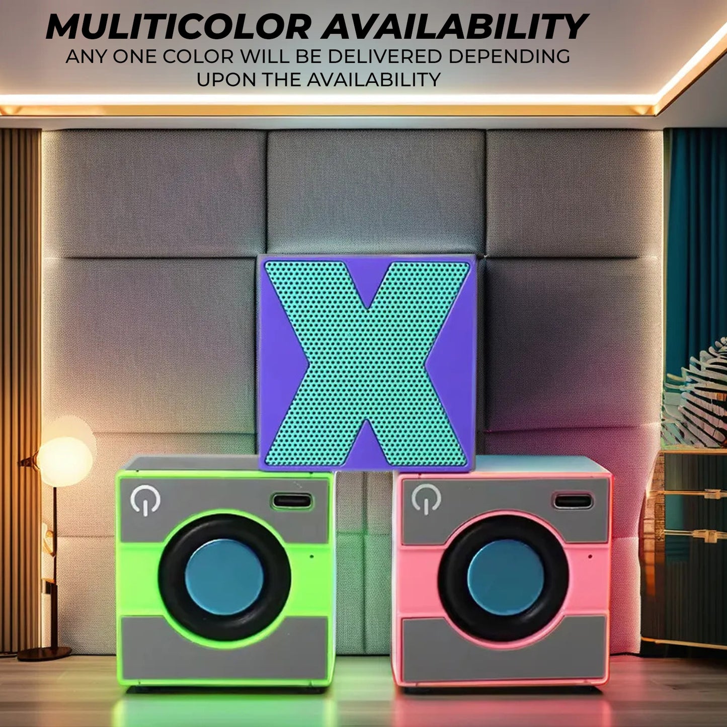 WRADER X1 Portable Bluetooth Hifi Stereo Bass Speaker Party Speaker 5 W Bluetooth Speaker