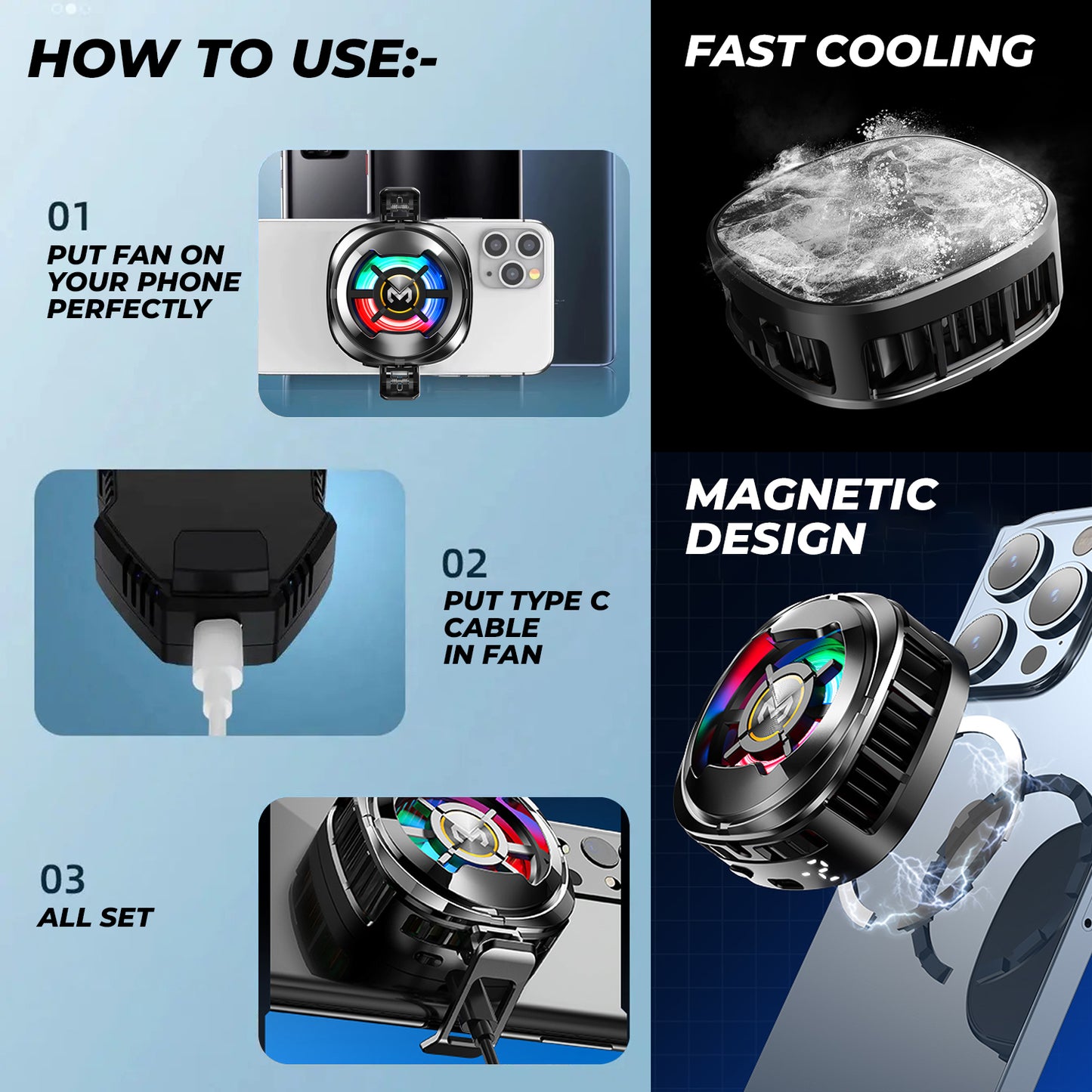 CX06 High-Performance Cooling Fan – Ultra Quiet, Energy-Efficient, and Durable