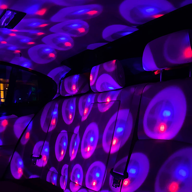 WRADER USB Disco Projection Light with 7 Color + 9 Functional Mode