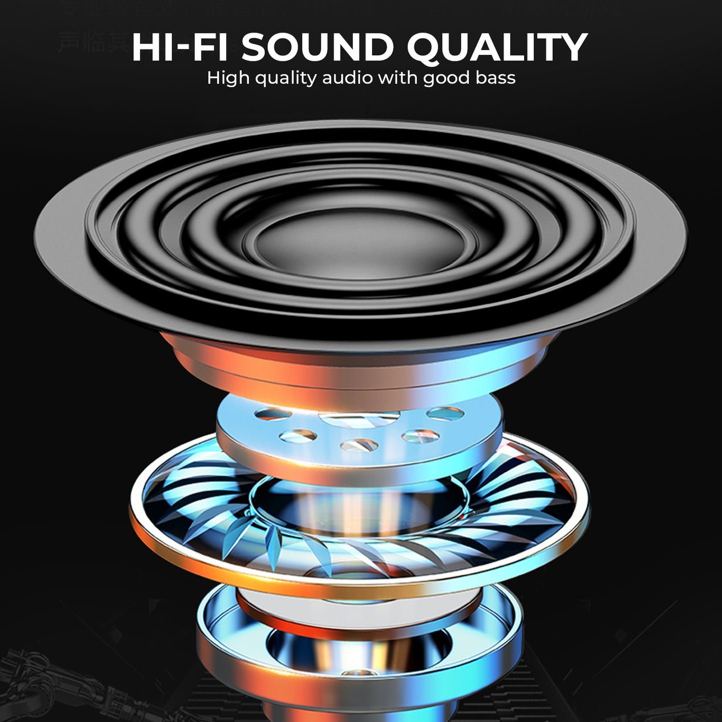 WRADER TWS Gaming Earbuds with Low Latency and Noise Cancellation Wireless Headphones Bluetooth Headset