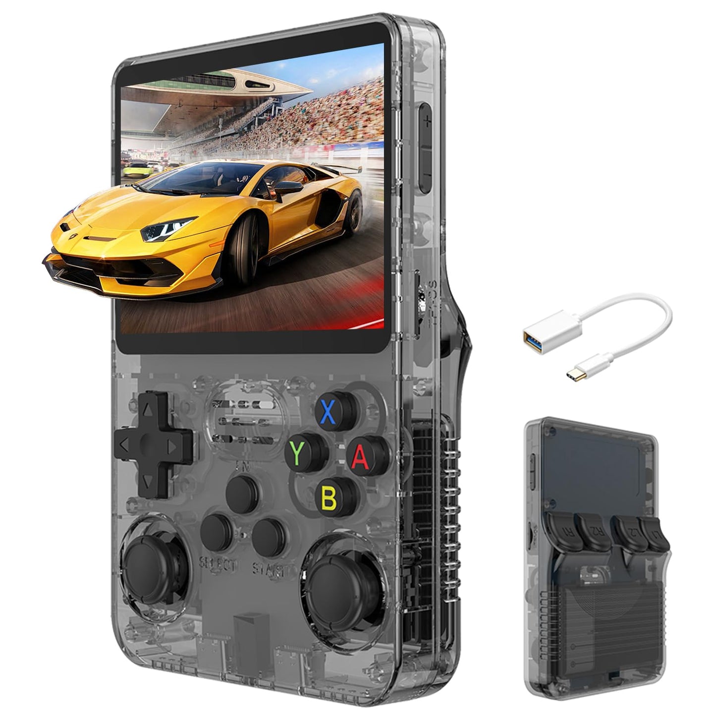 R36S Retro Game Console Portable 3.5" IPS Screen Thousands of Classic Games Dual Joystick