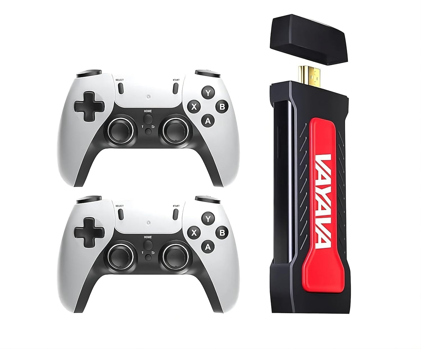 GD30 Game Console – Retro Plug & Play Game Stick with 2 Wireless Controllers, HDMI & Classic Games