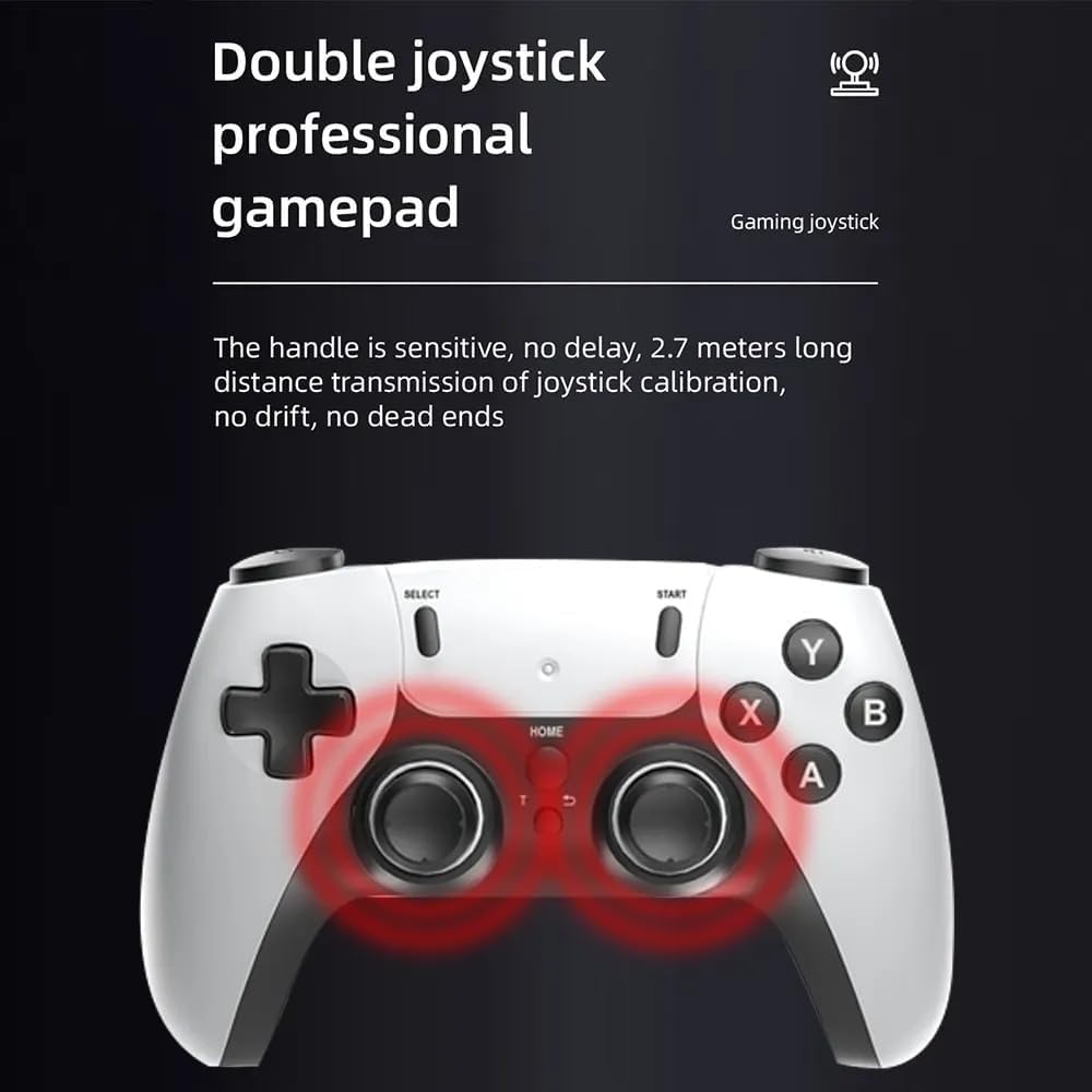 GD30 Game Console – Retro Plug & Play Game Stick with 2 Wireless Controllers, HDMI & Classic Games