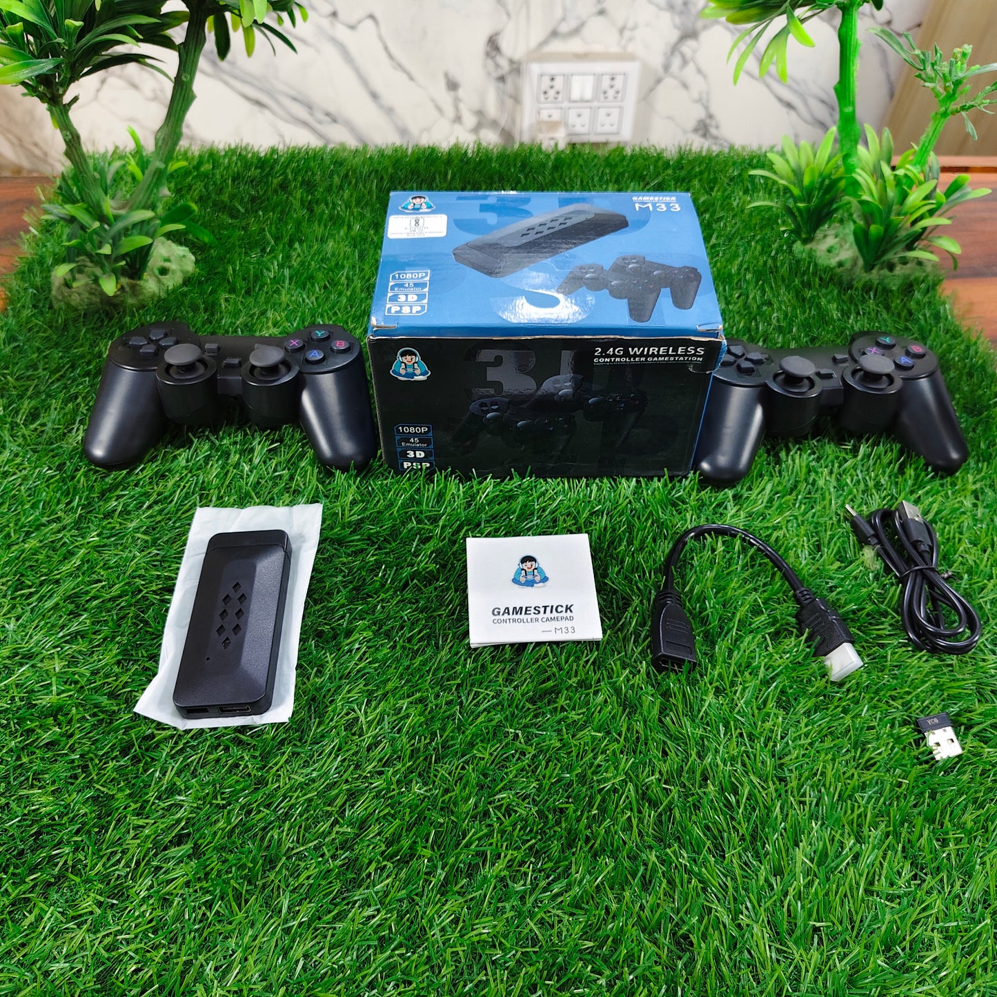 M33 Game Console – Plug & Play Retro Gaming System with – Classic Video Game Fun for Everyone