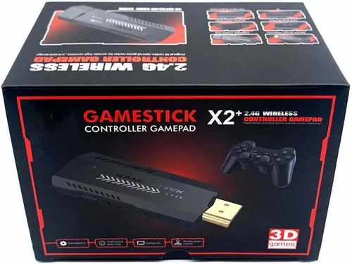 X2 Game Stick with 3D Games & 2.4G Wireless Controller Plug & Play Retro Gaming Console