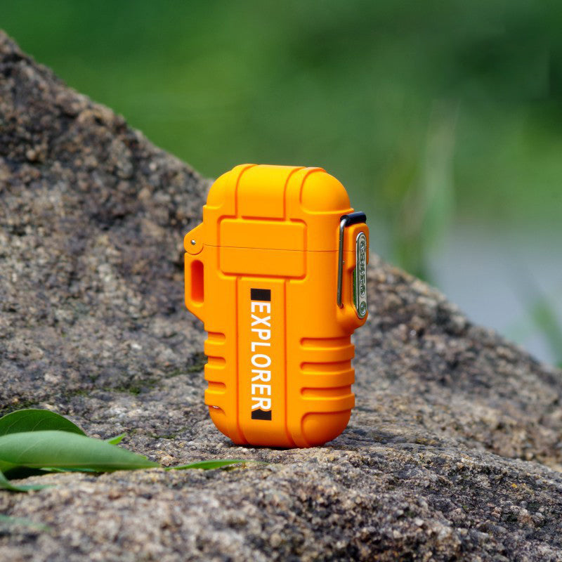WRADER UPGRADED VERSION WATERPROOF Flameless Electric Lighter Dual Arc Plasma Beam Lighter USB Rechargeable Lighter