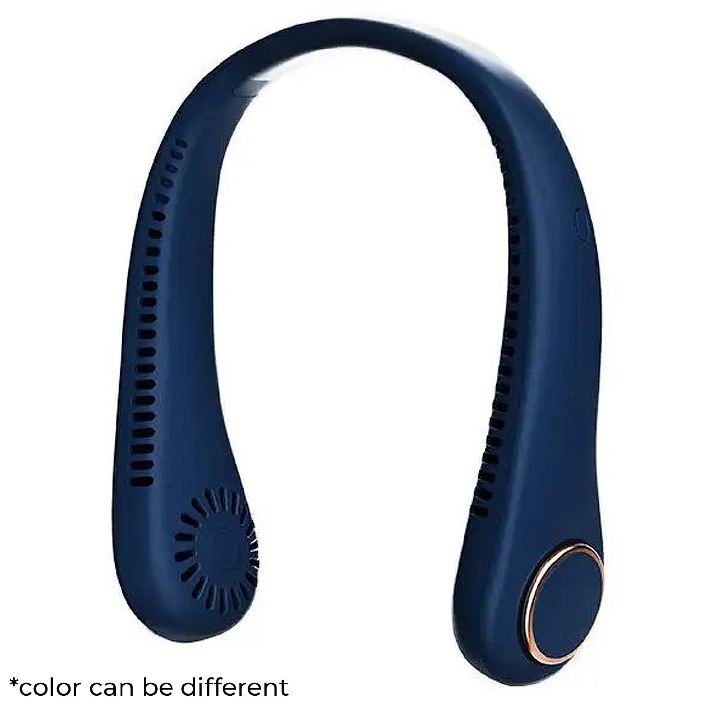 WRADER Portable USB Rechargeable Neckfan Personal Air Cooling Fan Neckband Neckfan 3 Air Speed Modes Hanging Neckband Fan