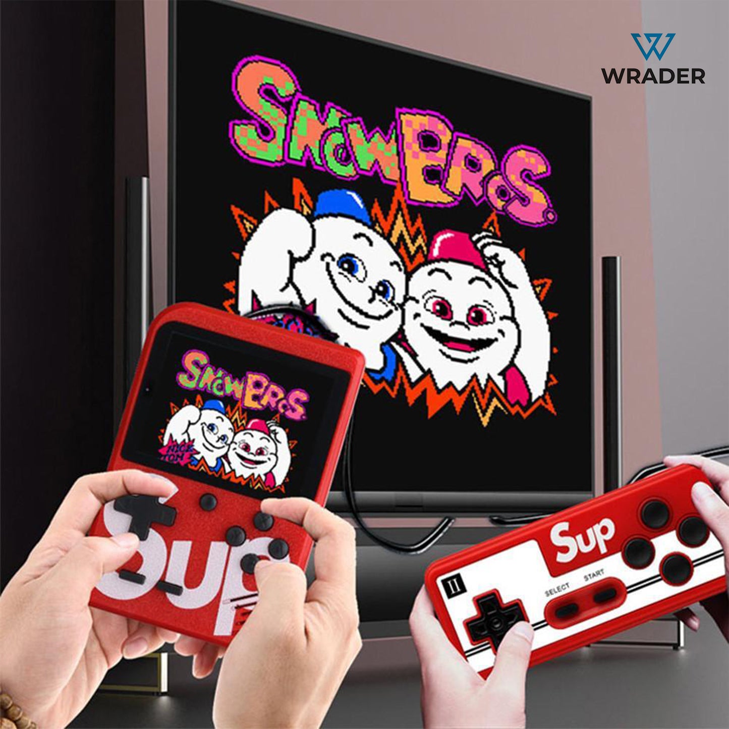 Handheld Mini SUP Game 8 Bit Retro game console in box 500 in 1 handheld video game player Best Gift For Kids