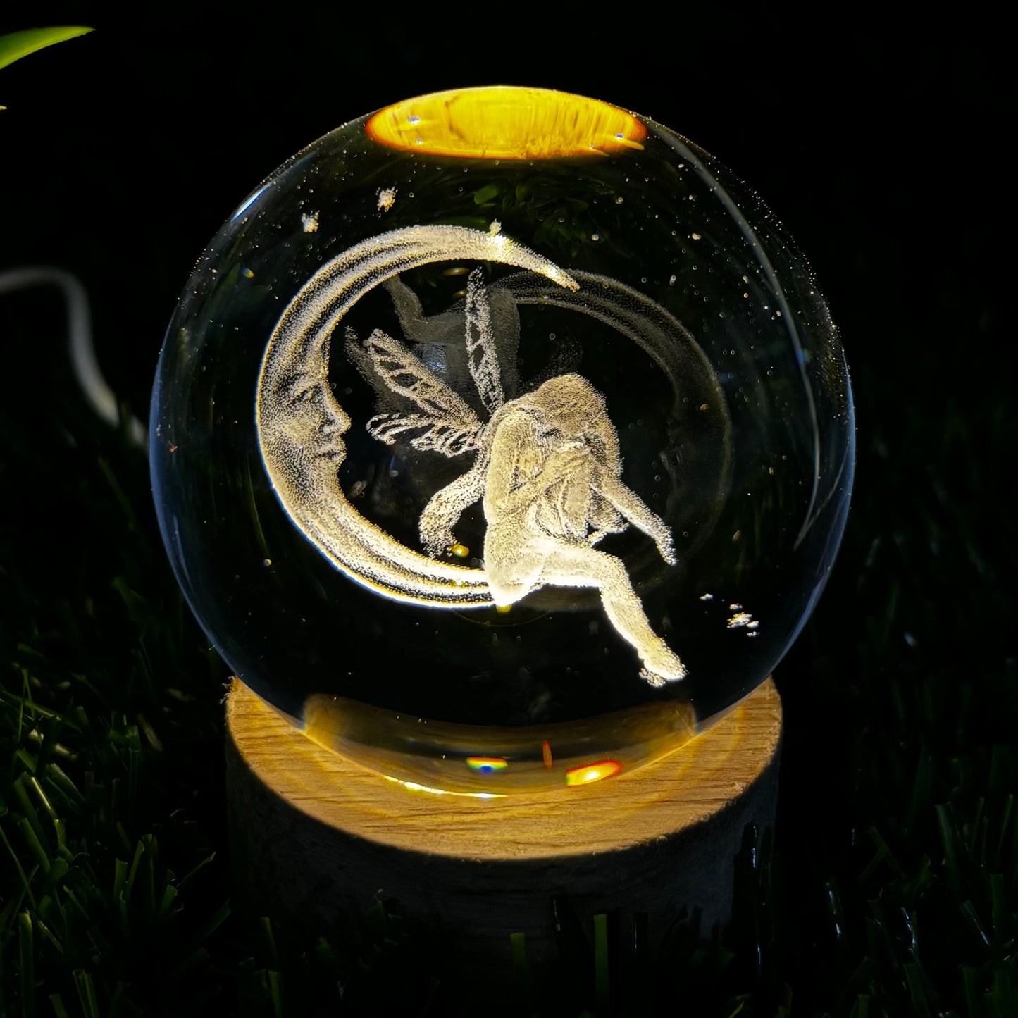 3D Fairy Tails Crystal Ball Lamp For Home / Office / Bedroom Decoration Night Lamp