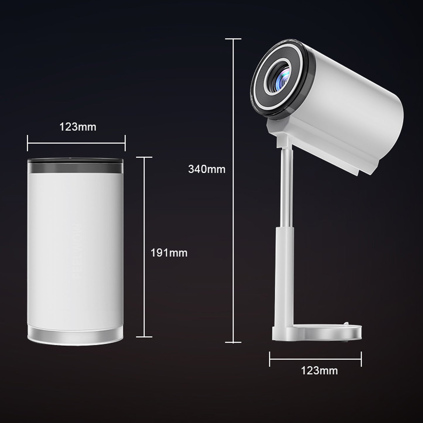 TS-7 Smart Projector – Portable HD Entertainment with Android 13 & 4K Support