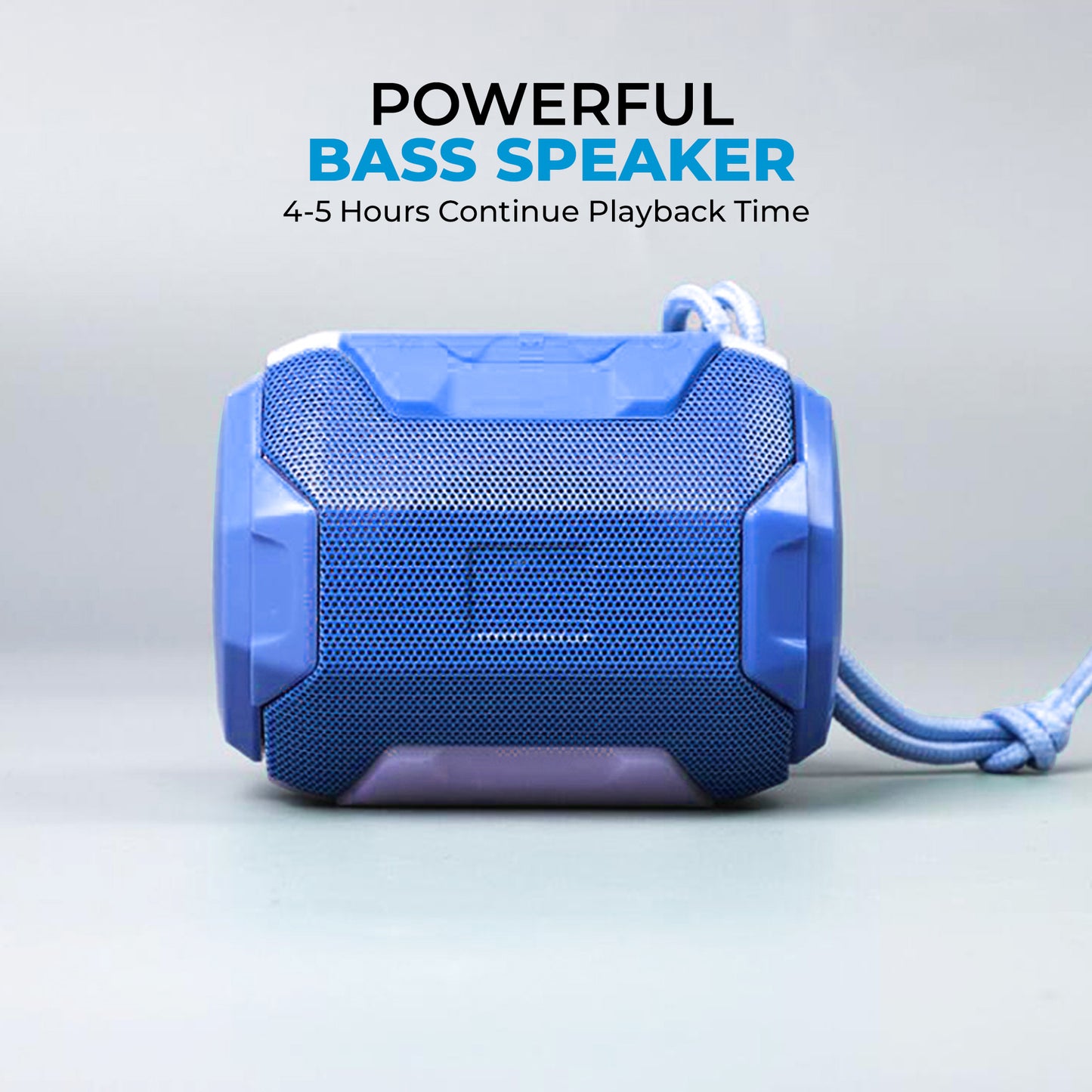 WRADER A005 Mini Speaker with LED Light Flashing Button TF Card Support & USB Port 5 W Bluetooth Speaker