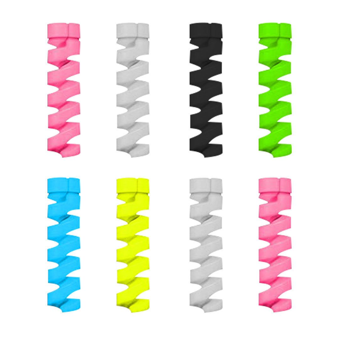 Premium Quality Set of 4 of Charging Cable Protector Drop Clips for Data Cable, Earphones, Mouse, Laptop Cable Protector