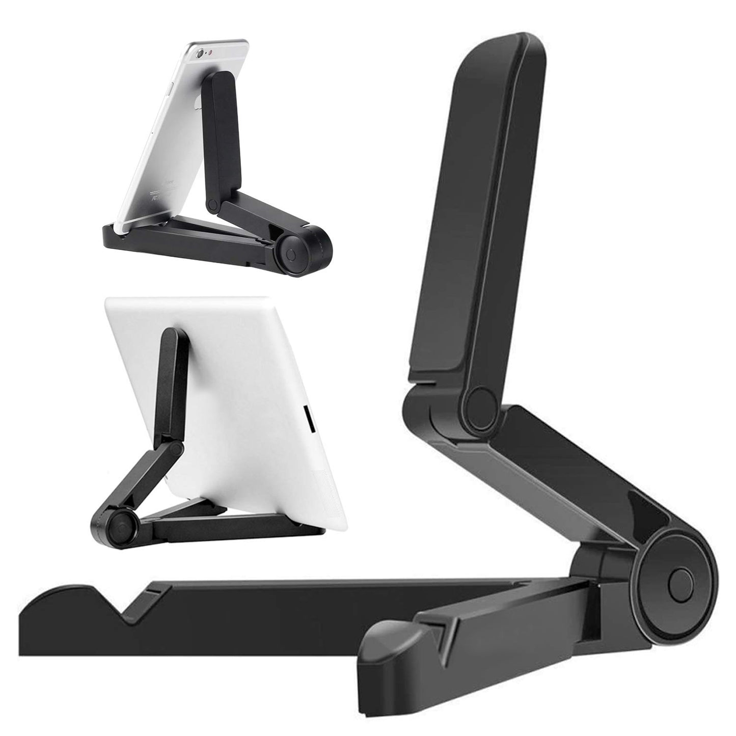 V Shape Multi Side Angle Foldable Tablet Stand Portable Smartphone Stand Size upto 7 to 10 Inches Tablets Kindle Phone Stand Mobile Holder