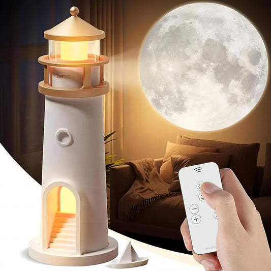 Moon Light House Projection Lamp with Remote
