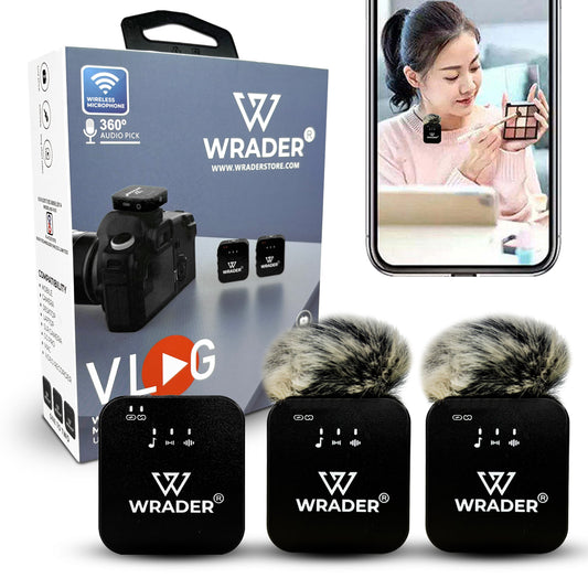 🎤 WRADER K205 Wireless Microphone – Multi-Mode, Crystal Clear Audio for All Devices