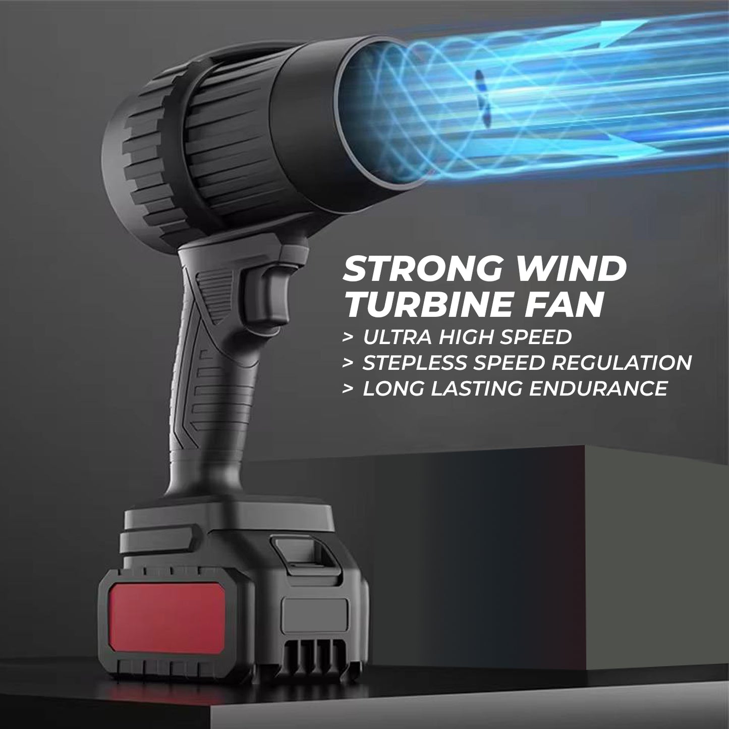 High-Speed Turbo Jet Fan for Cleaning | Powerful Cordless Air Duster | Rechargeable Handheld Blower for Car Interior, Keyboard, Electronics & Dust Removal