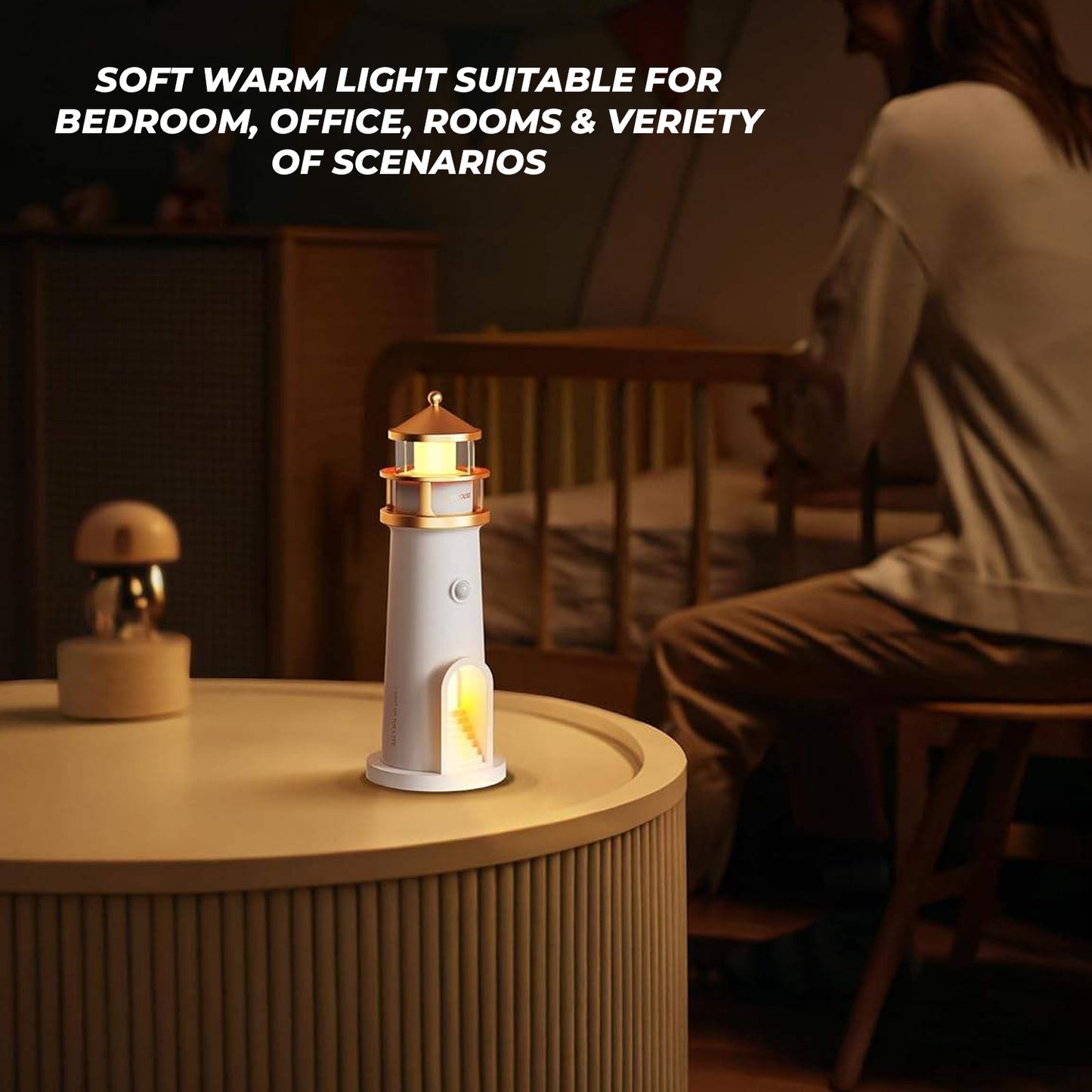Moon Light House Projection Lamp with Remote