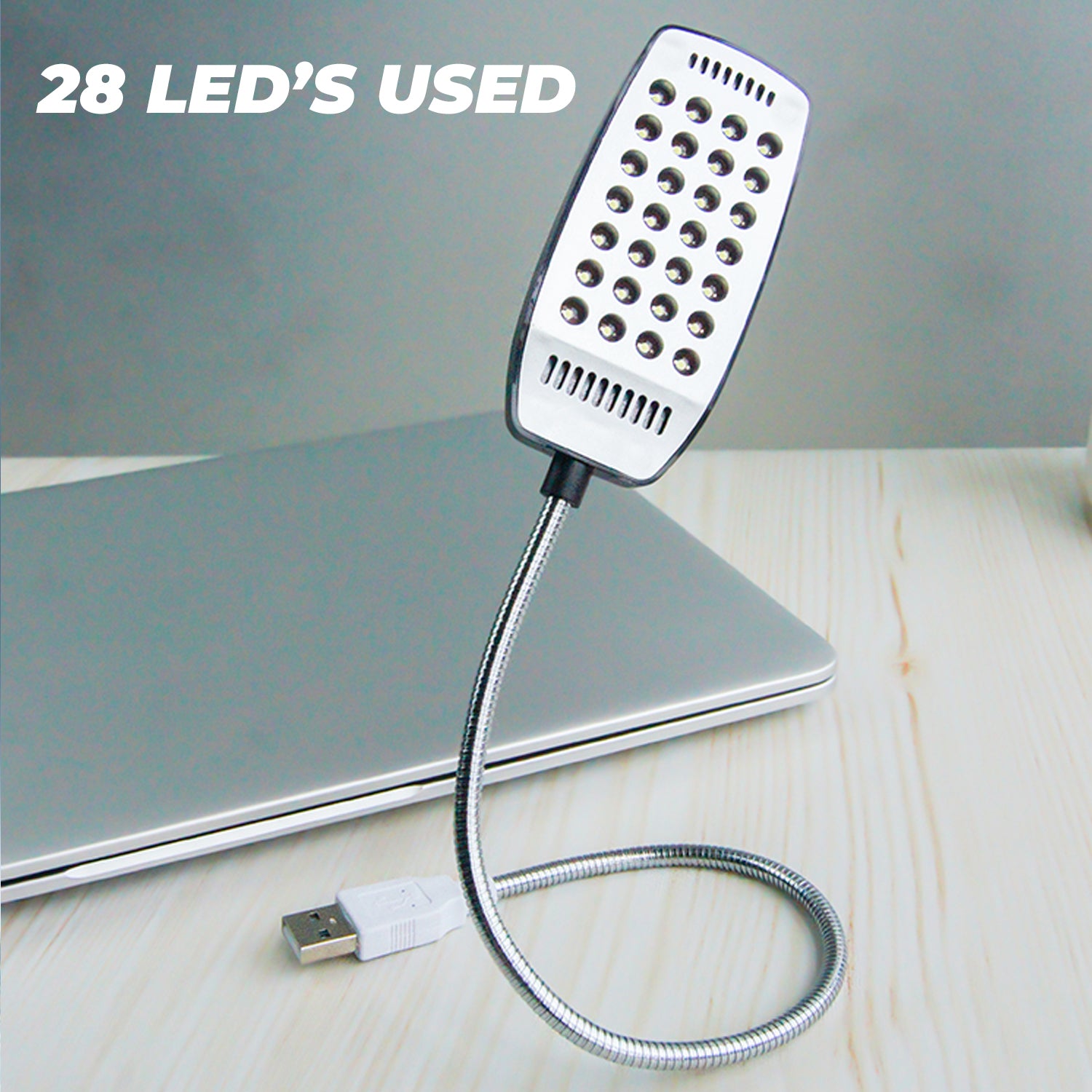 PickTheDeal Flexible Portable Bendable Lamp USB LED Light (Colour May Vary)  -Combo of 10