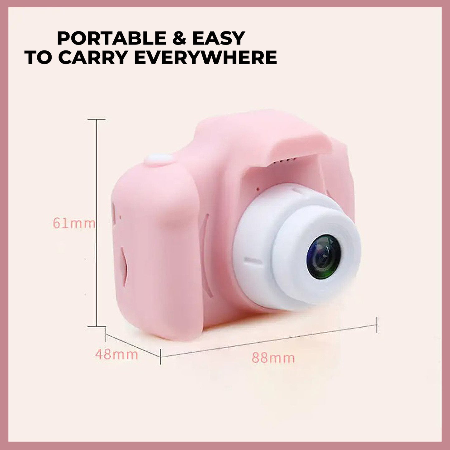 Digital Camera for Kids | 2024 Best Gift For Children's Kids Face Recognition Focus HD 1080p Video Toddler Camcorder