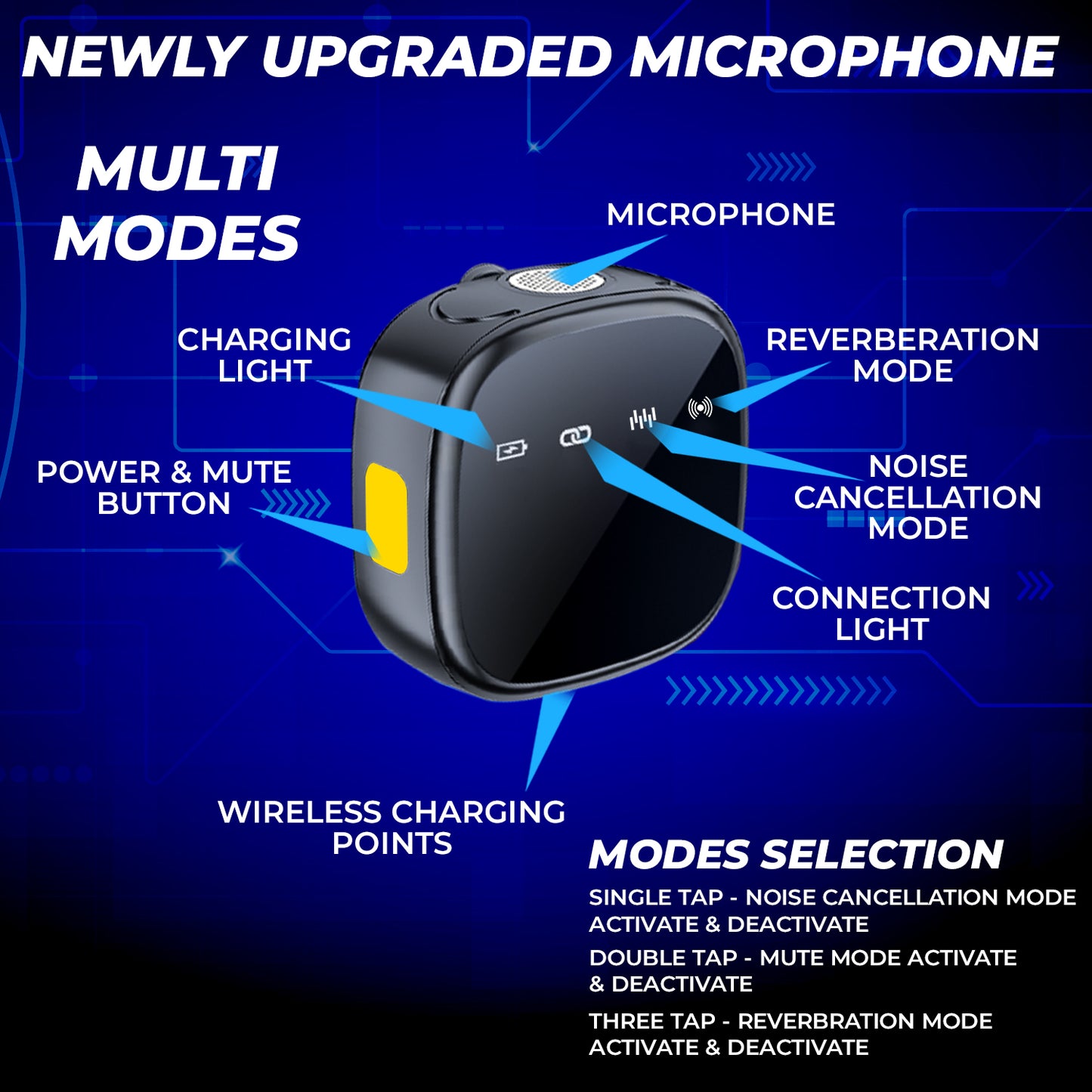 WRADER K26 Wireless Microphone – Premium Sliding Case & Ultra-Clear Audio For Android & iPhone