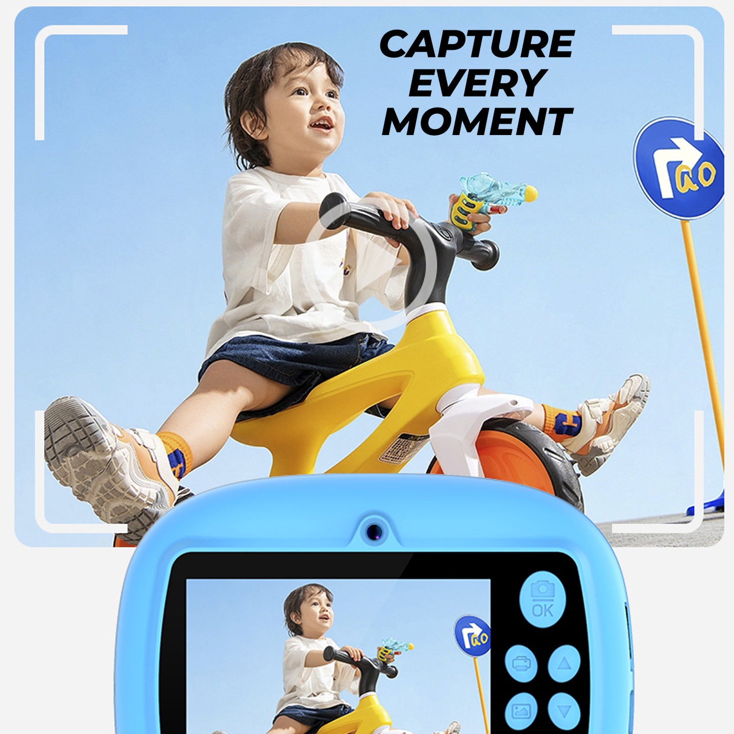 Kids Instant Print Digital Camera | Dual Front & Rear Camera Printer for Gift | Best gift for kids